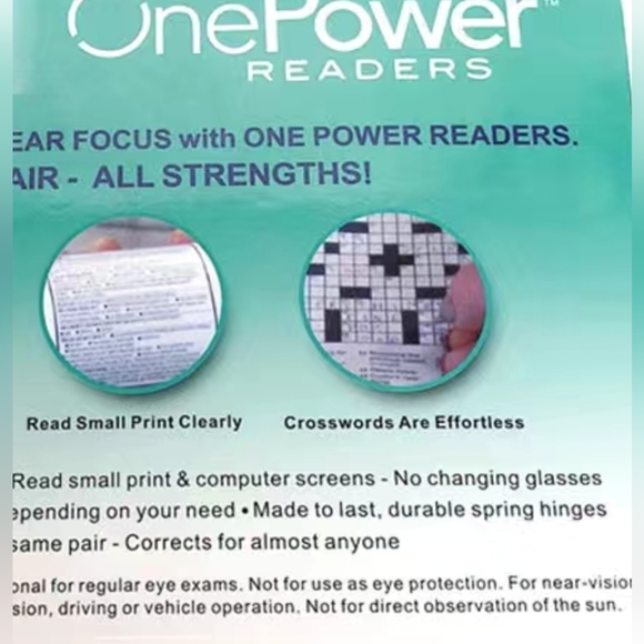 Liz ONE POWER Reading Glasses. Adjusts to your power! 5+-2.5+ perfect for all - Picture 7 of 10